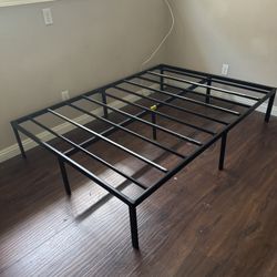 Full Sized Bed Frame. No Box Spring Required