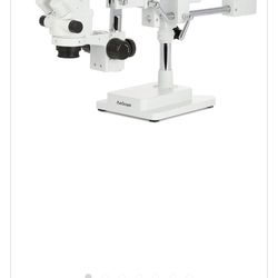 Am scope a stereo zoom microscope, commonly used for industrial inspection, watch repair, or dissecting specimens.