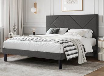 Full Size Grey Bed Frame