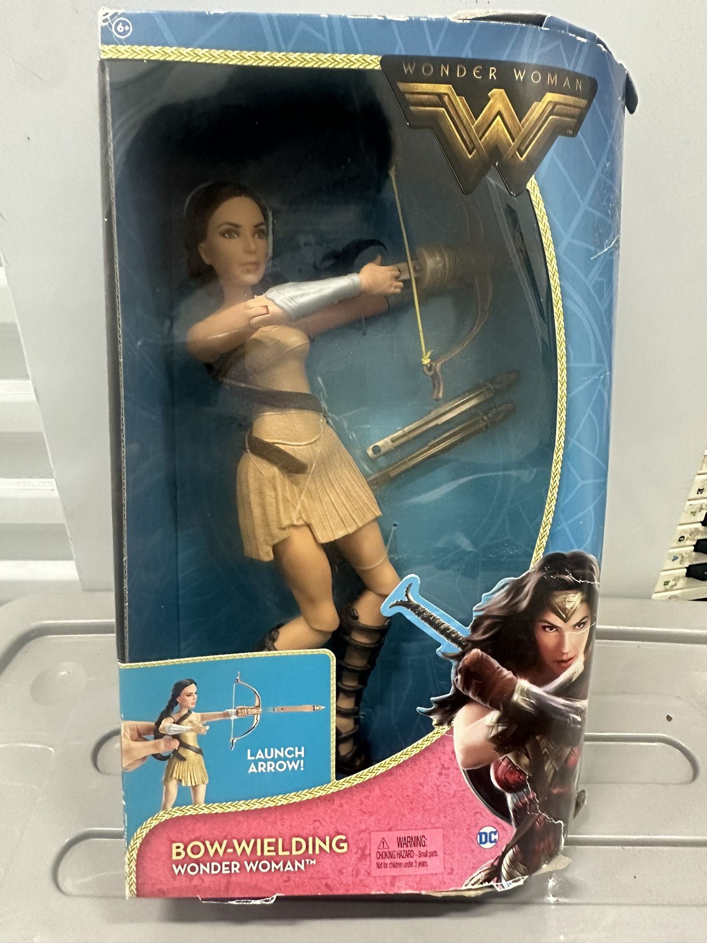 NEW DC Wonder Woman Bow-Wielding Doll, 12" Action Figure