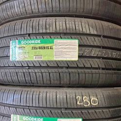 235/40/19 Tires Brand New