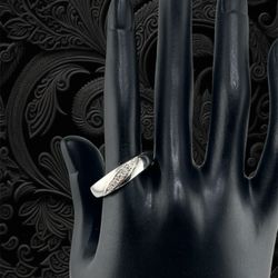 Five Diamond Channel Set Band - 14k Gold 