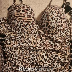 New Womens Plus 6X Animal Print Bathing Suit  6X Torrid Design $15' **Shipping Available** .