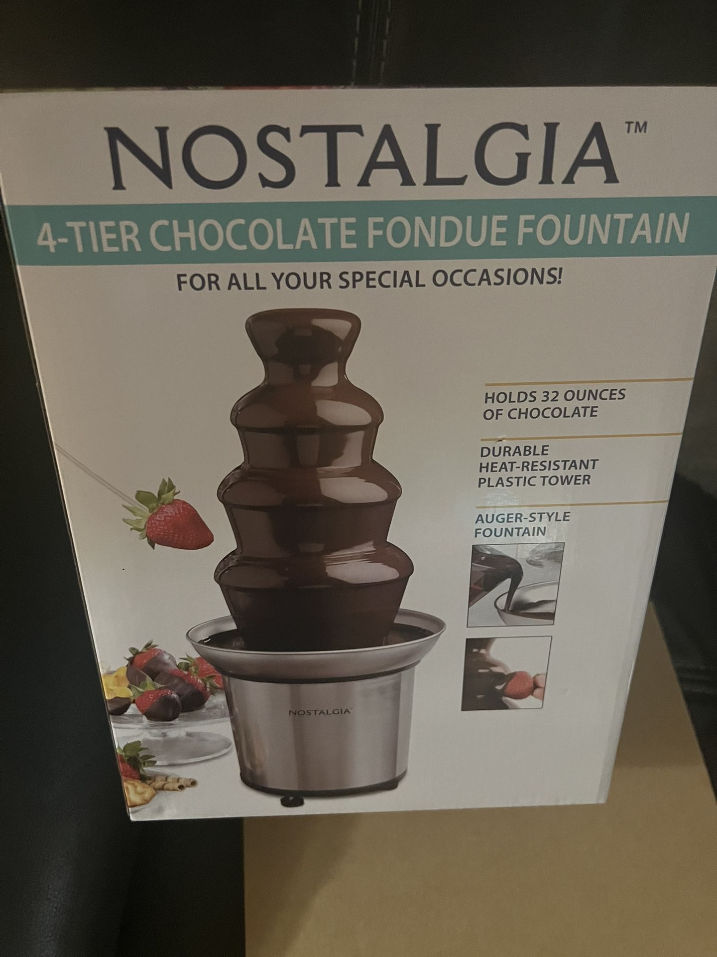 Tier Chocolate Fondue Fountain