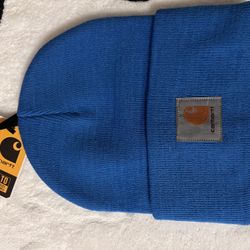Blue Carhartt Cuffed Beanie 