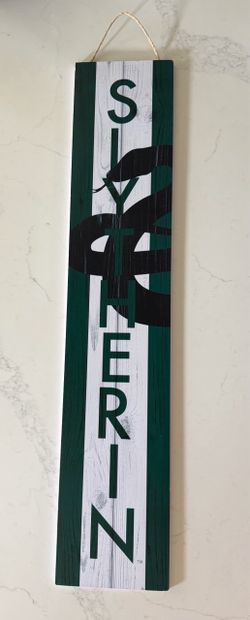 Harry Potter Slytherin Wall Sign