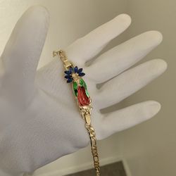 Gold Filled Virgencita Bracelet 