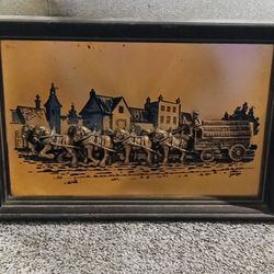 Vintage Copper BUDWEISER 3D Wall Art By John Louw 