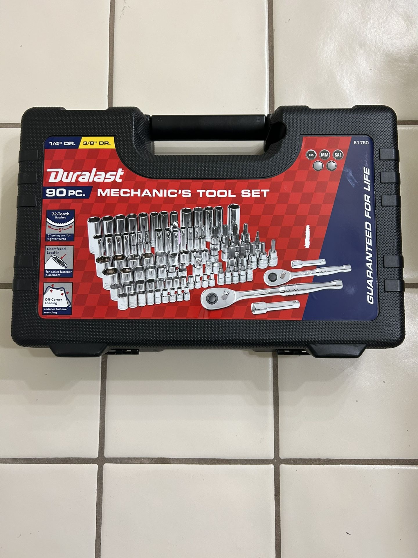 90 piece mechanic tool set $60