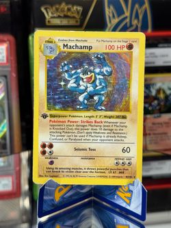 Machamp 1st edition shadowless