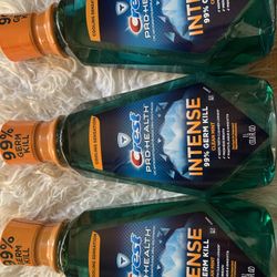 3/$10 Crest Mouthwash (1 L Each)