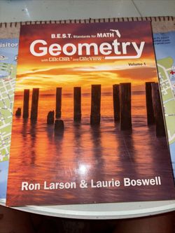 Florida's B.E.S.T Standards Math Geometry Vol. 1 CalcChat & CalcView Ron Larson