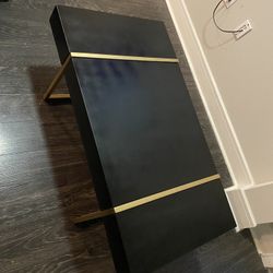 Black And Gold Coffee Table 