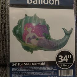 ‼️PLEASE DONT ASK IF AVAILABLE‼️ORDER TO BE MADE‼️ MERMAID BALLOON FOR BOUQUET 