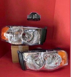 Dodge Ram 2002. 2005 Headlights.