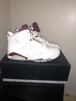 Jordan six maroon