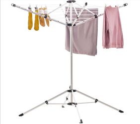 Portable 4-Legs Rotary Clothes Drying Rack