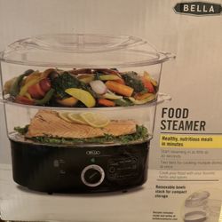 New in box Bella Two Tier Food Steamer