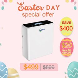 Hidgeem SJ-OX1C 1-6L Adjustable Continuous Flow Battery Portable Oxygen Concentrator