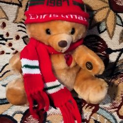 Christmas Music Playing Bear 