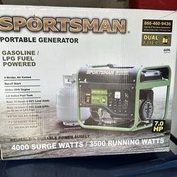 4500 W Generator w/Wheel Assembly