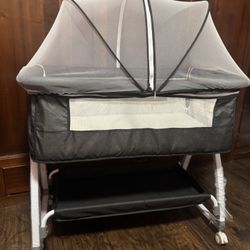 VOOI Baby Bassinet Bedside Sleeper, 3 in 1