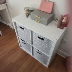 4 Shelf Cubby Storage Cubes