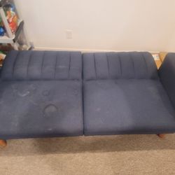 Blue Futon Couch