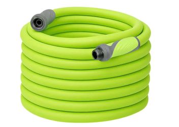 Flexzilla - Garden hose with swivel handle, 5/8 inches x 100 feet, light water hose for all types of weather, sturdy and flexible, leak-free connectio
