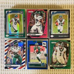 New York Jets 280 Card Football Lot! Rookies, Prizms, Parallels, Short Prints, Variations & More!