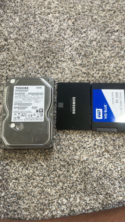 SSD and HDD lot