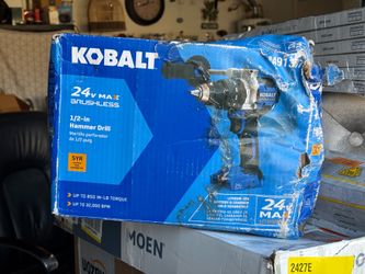 Kobalt 1/2-in 24-volt Variable Speed Brushless Cordless Hammer Drill *See Description!
