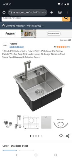  RV Kitchen Sink