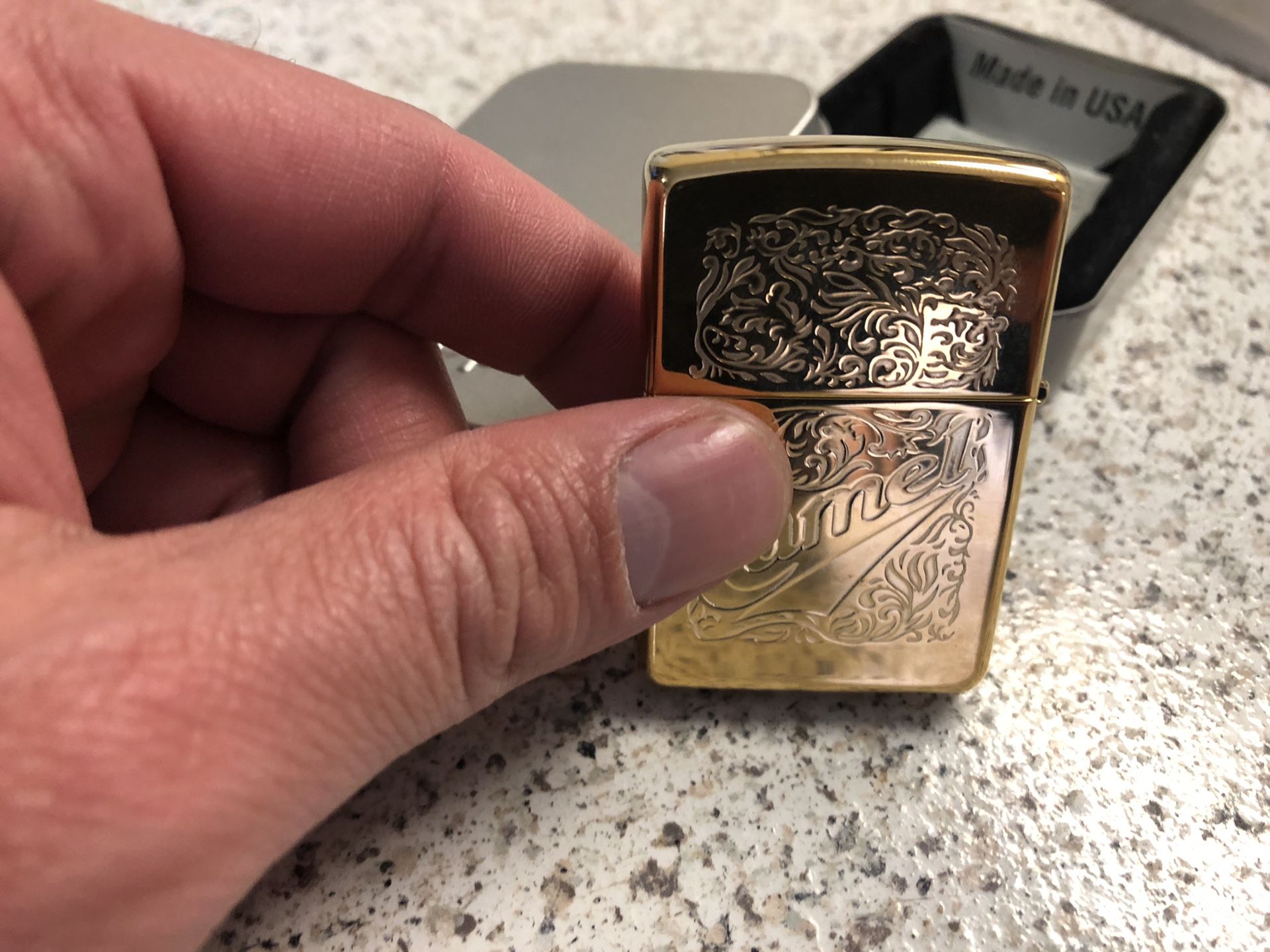Beautiful Gold Rare Collectible Zippo