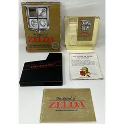 Nintendo Entertainment System NES The Legend of Zelda GOLD Cart - Complete