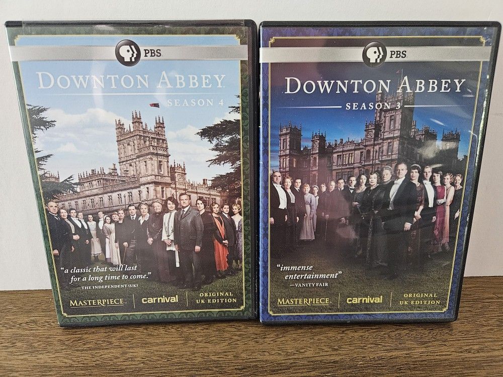 Downton Abby Seasons 3 & 4 DVD