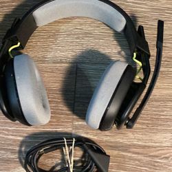 New Logitech G Astro A10 Gen 2 Cross-Platform Wired Gaming Headset for PlayStation 5/4, Xbox S|X, Nintendo Switch, PC: 3.5mm Headphone Jack, 32mm Driv