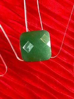 Vintage Faceted Celedon Jade Ring Sz 5.75
