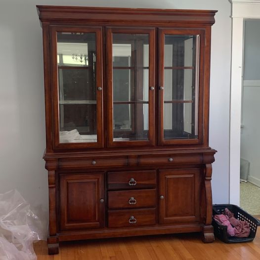 Wooden China Cabinet For Sale