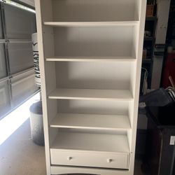 6ft Quality Bookcase W/ Drawer