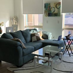 Love seat Sofa With chaise 