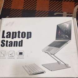 Laptop Tablet Stand for Desk, Adjustable Laptop Computer Stand, Foldable Ergonomic Desktop Laptop Riser. New and original price $196. Selling it. $40