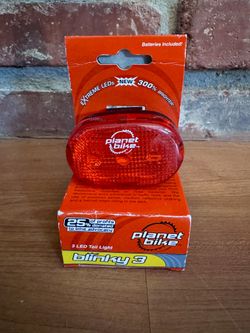 Planet Bike Blinky 3 Red Light for Bicycle