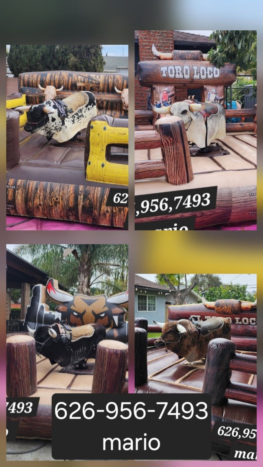 Mechanical Bull ()()(/ Toro Mecanico