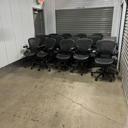 Herman Miller Aeron Chairs Size B Large quantities Available 