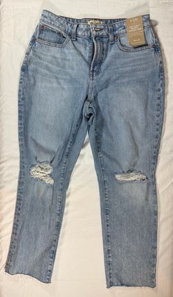 NWT Madewell The Curvy Perfect Vintage Jean-Size 29P Light Wash distressed