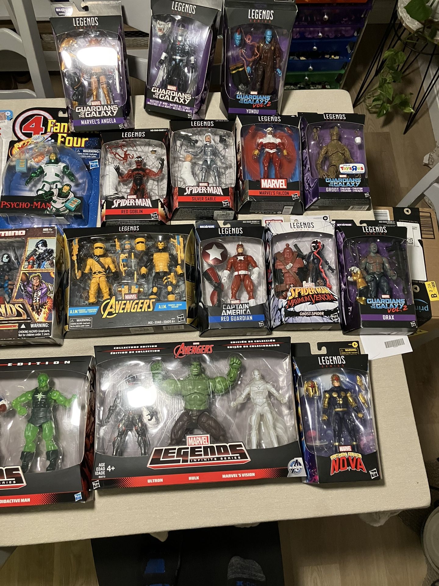 Marvel Legends Lot of 25 boxes