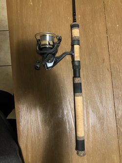 Shimano ultegra c2000s spinning reel and Okuma Guide Select Pro 8 foot Ultralight rod