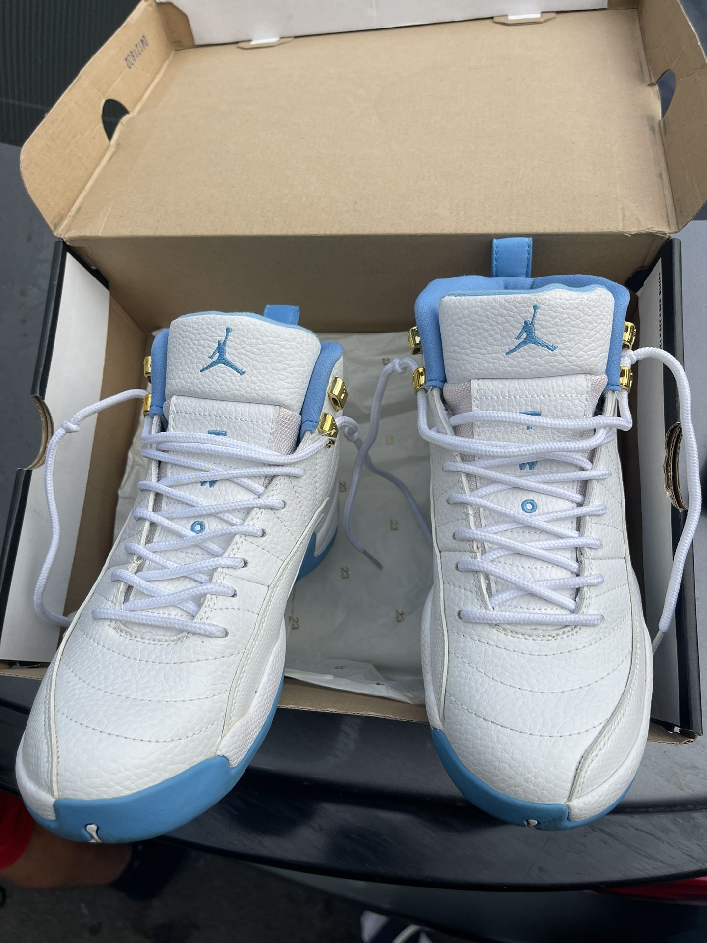 Jordan 12 Retro GG "University Blue" Size 7 2016