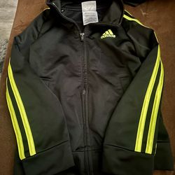 Adidas 3T Black & Yellow Zipper Vintage Windbreaker